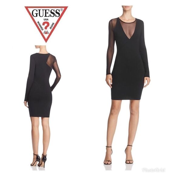 Guess black bodycon dress. NWOT - Picture 1 of 7